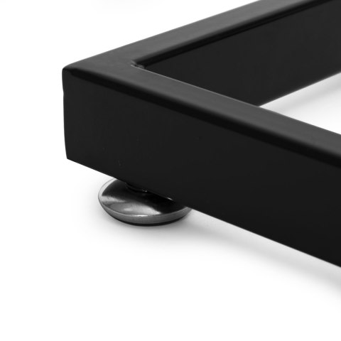 Wieszak stojący 8 haczyków 175 cm metal czarny ModernHome ModernHome