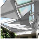 Żagiel przeciwsłoneczny daszek wodoodporny 3x3x3m ModernHome - szary ModernHome