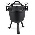 Kociołek żeliwny 8l garnek myśliwski pieczonki na ognisko grill BD-482 348200
