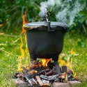 Kociołek żeliwny stojący 10L garnek myśliwski ognisko grill MultiGarden MultiGarden