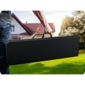 Ławka ogrodowa cateringowa składana 180 cm Plonos czarna