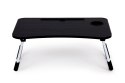 Podstawka pod laptopa stolik do łóżka 60x40 cm czarna ModernHome ModernHome