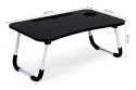 Podstawka pod laptopa stolik do łóżka 60x40 cm czarna ModernHome ModernHome