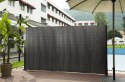 Dwustronna mata bambusowa 100x500 cm na balkon taras ogrodzenie antracyt MultiGarden MultiGarden