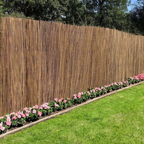 Dwustronna mata bambusowa 150x300 cm na balkon taras ogrodzenie naturalna MultiGarden MultiGarden