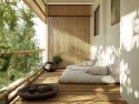 Dwustronna mata bambusowa 150x500 cm na balkon taras ogrodzenie naturalna MultiGarden MultiGarden