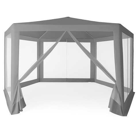 Namiot pawilon ogrodowy handlowy 2x2x2 m z moskitierą szary MultiGarden MultiGarden