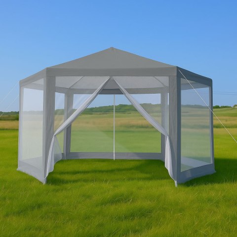 Namiot pawilon ogrodowy handlowy 2x2x2 m z moskitierą szary MultiGarden MultiGarden
