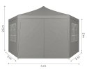 Namiot pawilon ogrodowy handlowy 2x2x2 m z oknami szary MultiGarden MultiGarden