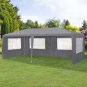 Namiot pawilon ogrodowy handlowy 3x6 m 6 ścianek szary MultiGarden MultiGarden