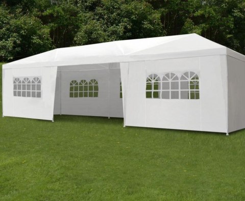 Namiot pawilon ogrodowy handlowy 3x9 m 8 ścianek biały MultiGarden MultiGarden