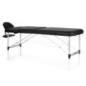 Aluminiowy stół do masażu i rehabilitacji 2-segmentowy składany w walizkę + torba ModernHome ModernHome