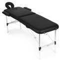 Aluminiowy stół do masażu i rehabilitacji 2-segmentowy składany w walizkę + torba ModernHome ModernHome