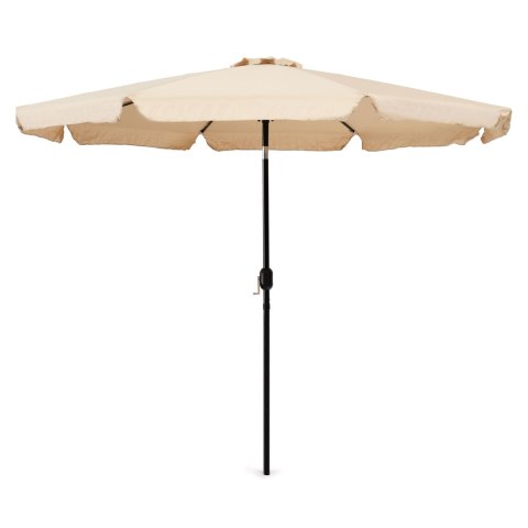Parasol ogrodowy duży 3 m skośny łamany z korbą beż MultiGarden MultiGarden