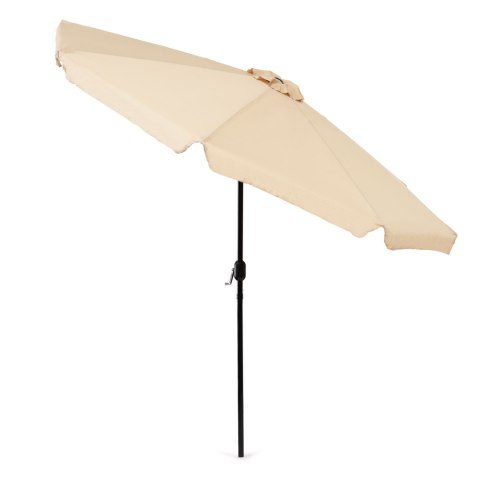 Parasol ogrodowy duży 3 m skośny łamany z korbą beż MultiGarden MultiGarden
