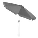 Parasol ogrodowy duży 3 m skośny łamany z korbą szary MultiGarden MultiGarden