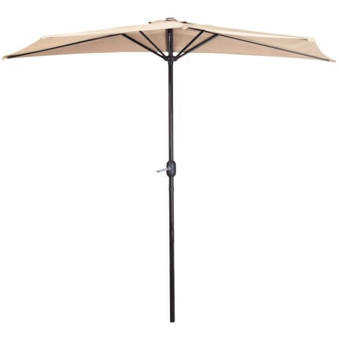 Parasol ogrodowy pół-parasol ścienny na taras 2,7 m beżowy MultiGarden MultiGarden
