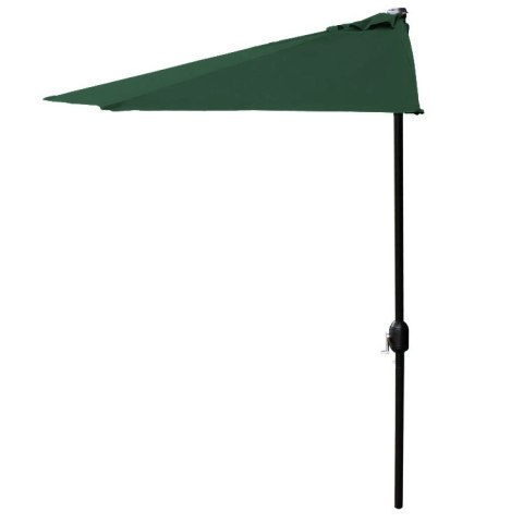 Parasol ogrodowy pół-parasol ścienny na taras 2,7 m zielony MultiGarden MultiGarden