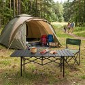Stolik turystyczny składany 120x55 cm kempingowy z torbą czarny MultiGarden MultiGarden