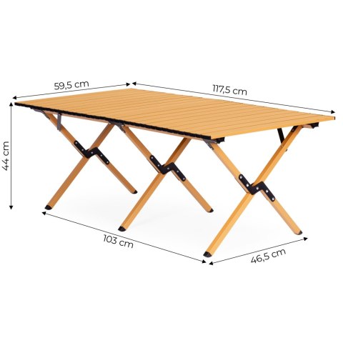 Stolik turystyczny składany 120x60 cm kempingowy z torbą MultiGarden MultiGarden
