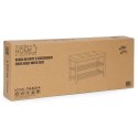Szafka na buty z siedziskiem regał ławka tapicerowana 80 cm 2 półki ModernHome ModernHome