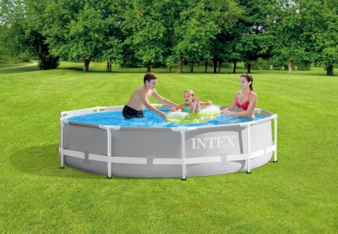 Basen stelażowy ogrodowy okrągły 305 cm + pompa filtracyjna INTEX INTEX