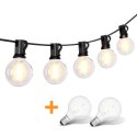 Girlanda ogrodowa świetlna łańcuch 25x LED 15m 9 trybów lampki ogrodowe 9W Bauerkraft