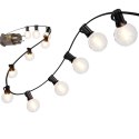 Girlanda ogrodowa świetlna łańcuch 30x LED 20m 9 trybów lampki ogrodowe 9W Bauerkraft
