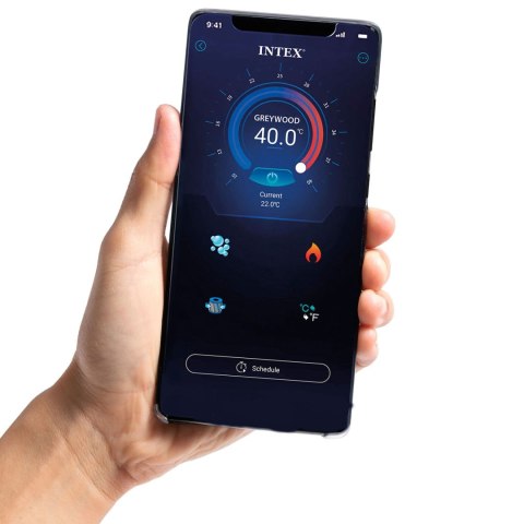 Nadmuchiwane SPA basen z hydromasażem 4 os. 196x71 cm WIFI akcesoria premium INTEX 28440 INTEX