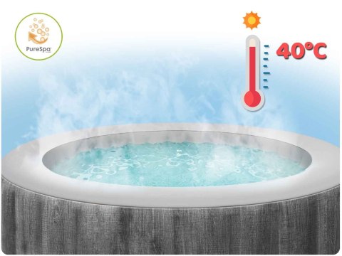 Nadmuchiwane SPA basen z hydromasażem 4 os. 196x71 cm WIFI akcesoria premium INTEX 28440 INTEX