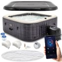 Nadmuchiwane SPA kwadratowe basen z hydromasażem 6 os. 196x71 cm akcesoria premium INTEX 28452 INTEX