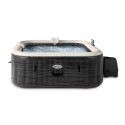 Nadmuchiwane SPA kwadratowe basen z hydromasażem 6 os. 196x71 cm akcesoria premium INTEX 28452 INTEX