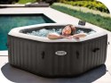 Nadmuchiwane SPA ośmiokątne basen z hydromasażem 4 os. 180x71 cm akcesoria premium INTEX 28458 INTEX