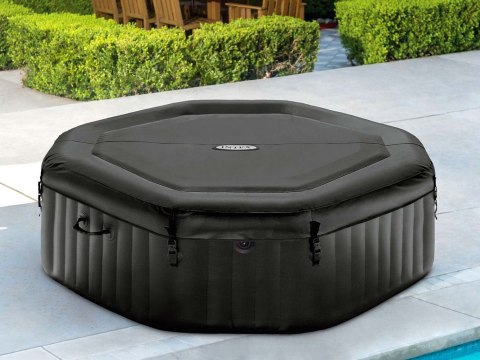 Nadmuchiwane SPA ośmiokątne basen z hydromasażem 4 os. 180x71 cm akcesoria premium INTEX 28458 INTEX