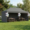 Pawilon ogrodowy eventowy automatyczny samorozkładalny namiot 3x6 m szary MultiGarden MultiGarden