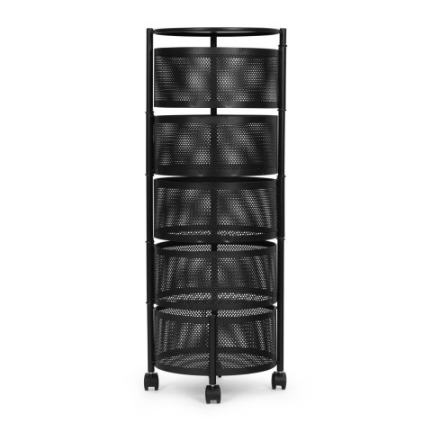 Regał kuchenny pomocnik organizer obrotowe półki 5 poziomów metal ModernHome ModernHome