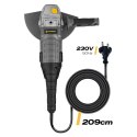 Szlifierka kątowa diax 2000W 230mm wolny start mocna kątówka Humberg HM-412