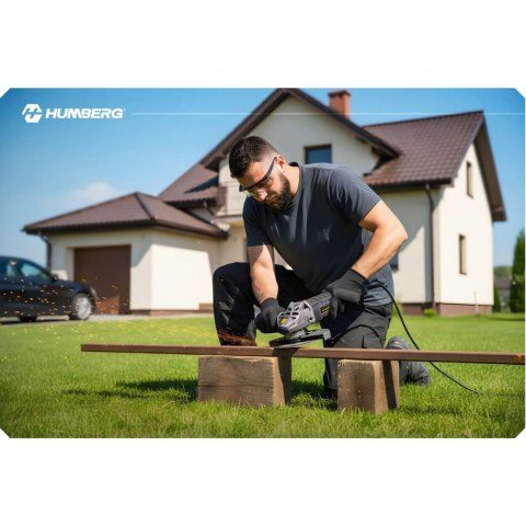 Szlifierka kątowa diax 2000W 230mm wolny start mocna kątówka Humberg HM-412