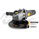 Szlifierka kątowa diax 900W regulacja obrotów 10 tarcz 125mm mocna kątówka Humberg HM-410