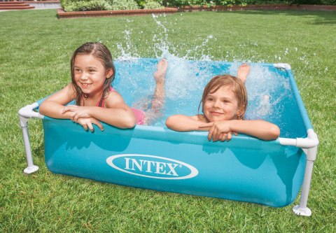 Basen stelażowy kwadratowy brodzik dla dzieci 122x122x30 cm INTEX 57173 INTEX