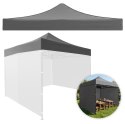 Dach poszycie 3x3 m do namiotu pawilonu ogrodowego 420D PVC szary MultiGarden MultiGarden