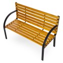 Drewniana ławka ogrodowa z oparciem 122x57 cm parkowa MultiGarden MultiGarden