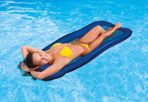 Materac plażowy z siateczką do pływania chłodzący niebieski INTEX 58836 BLUE INTEX