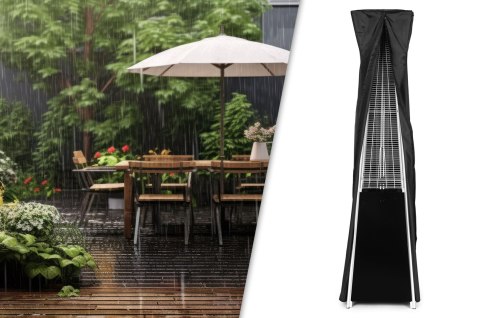 Ogrzewacz parasol gazowy grzejnik 13 kW szklany na ogród patio reduktor wąż pokrowiec MultiGarden MultiGarden