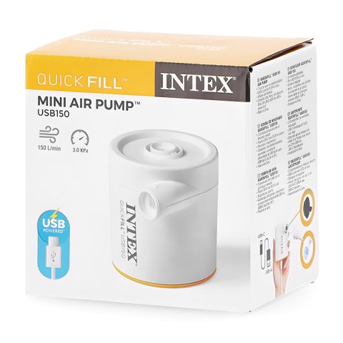 Pompka elektryczna Quick-Fill zasilana USB-A 5V/2A 2 końcówki INTEX 66616 INTEX
