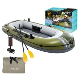 Ponton dmuchany Seahawk 2 2-osobowy pompka 2 wiosła INTEX 66332 INTEX
