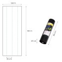 Agrowłóknina czarna agrotkanina UV 135g mata antychwastowa 0,8x100m kołki MulltiGarden MultiGarden