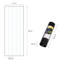 Agrowłóknina czarna agrotkanina UV 135g mata antychwastowa 1,1x50m kołki MulltiGarden MultiGarden