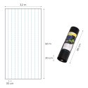Agrowłóknina czarna agrotkanina UV 135g mata antychwastowa 3,2x50m kołki MulltiGarden MultiGarden