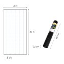 Agrowłóknina czarna agrotkanina UV 150g mata antychwastowa 1,6x20m kołki MulltiGarden MultiGarden